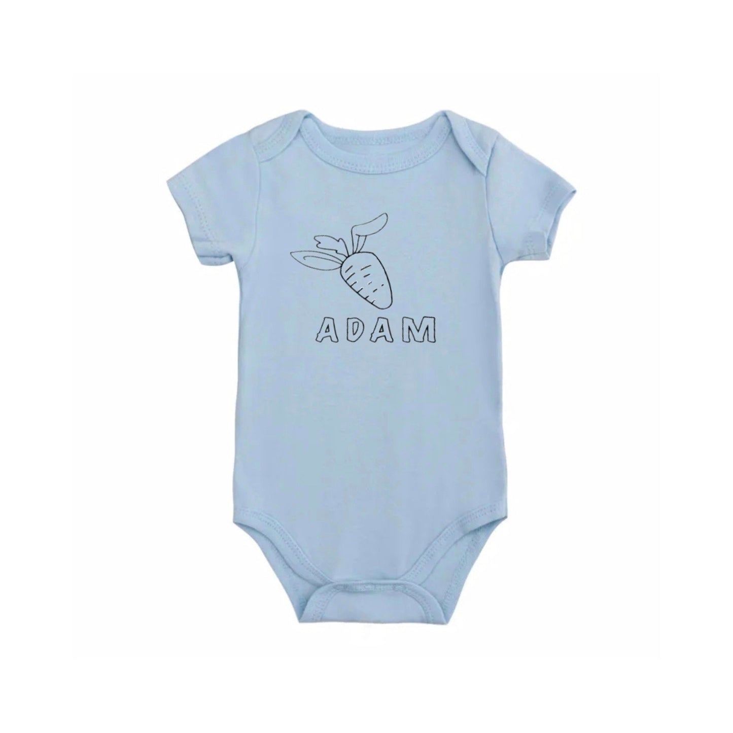 Personalized Rompers -  Carrot Patch