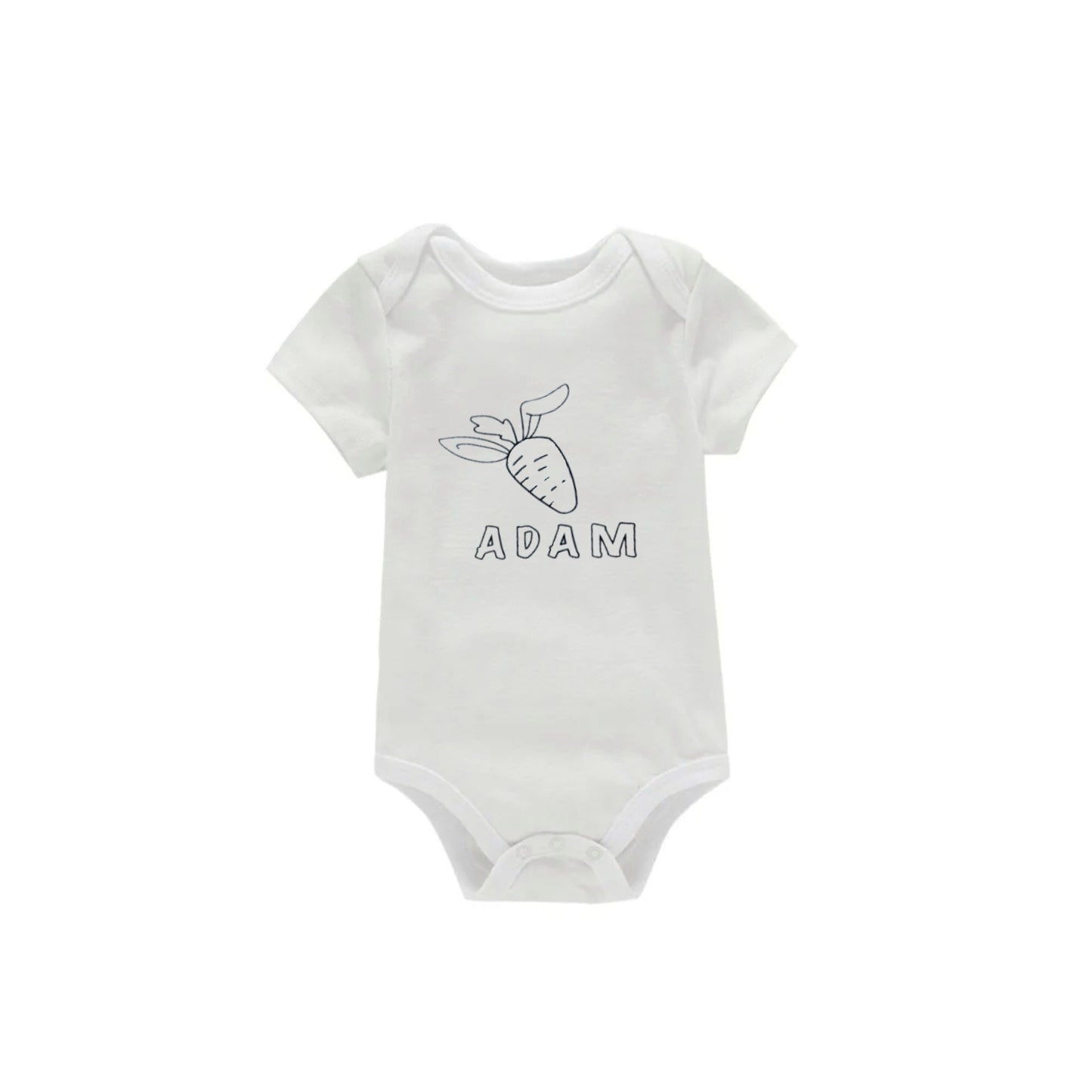 Personalized Rompers -  Carrot Patch