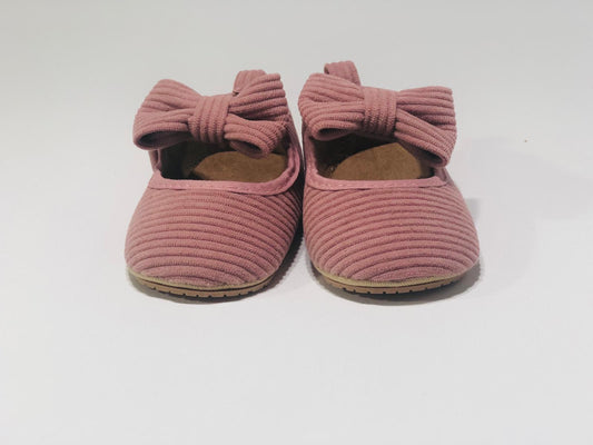 Corduroy Baby Shoes - Blush