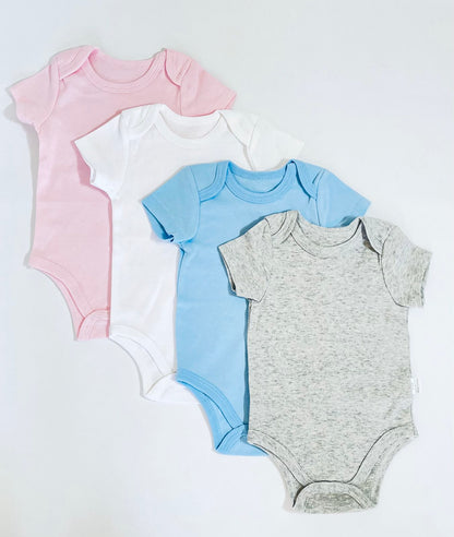 Organic Cotton Romper - Sky Blue