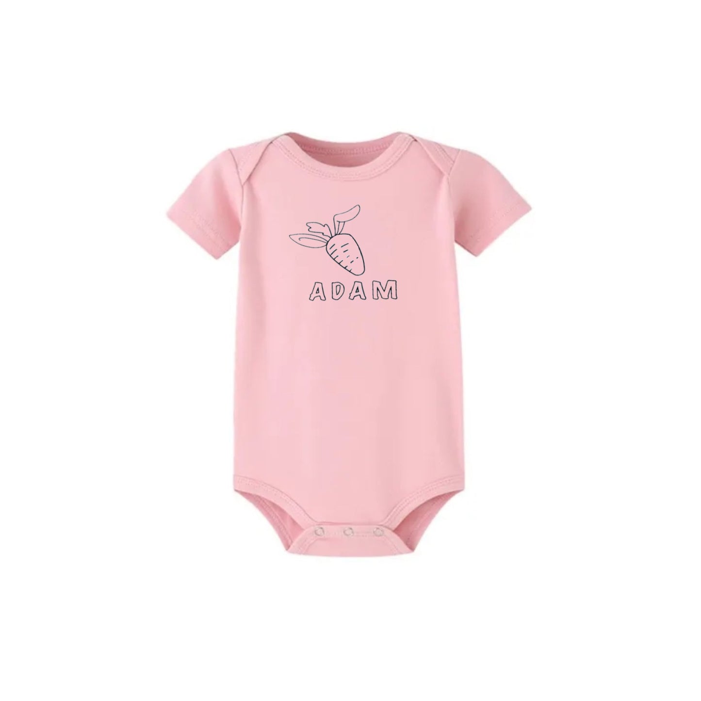 Personalized Rompers -  Carrot Patch