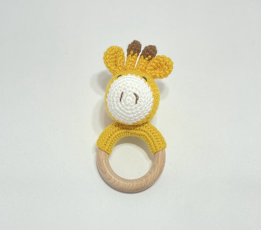 Crochet Rattle - Giraffe