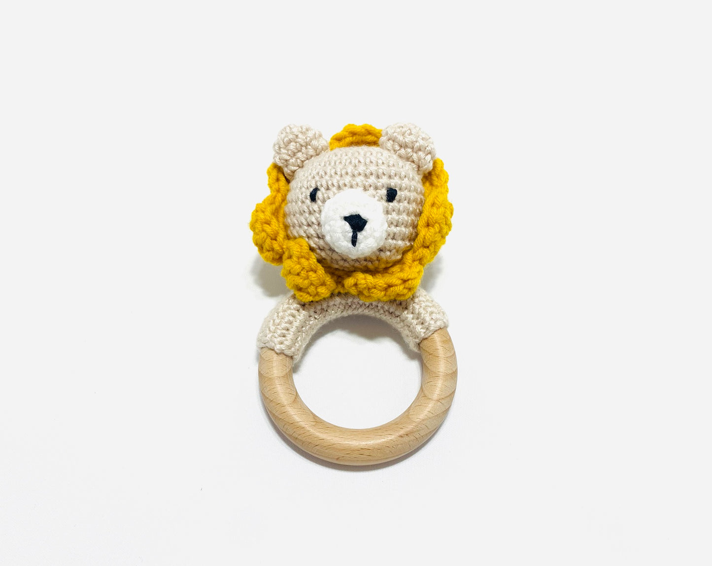 Crochet Rattle - Lion