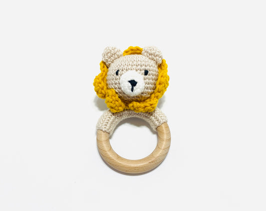 Crochet Rattle - Lion