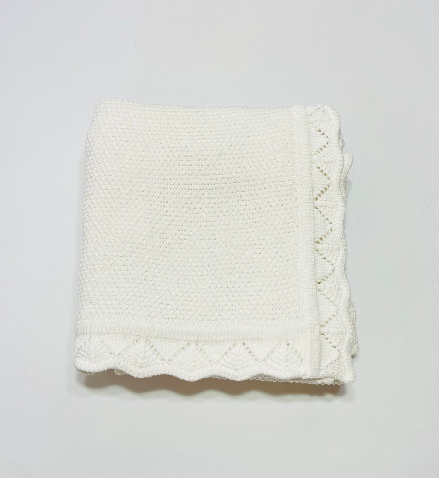 Knitted Blanket - Snow