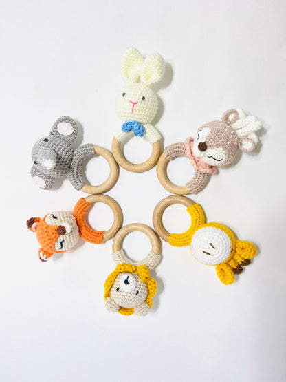 Crochet Rattle - Bunny